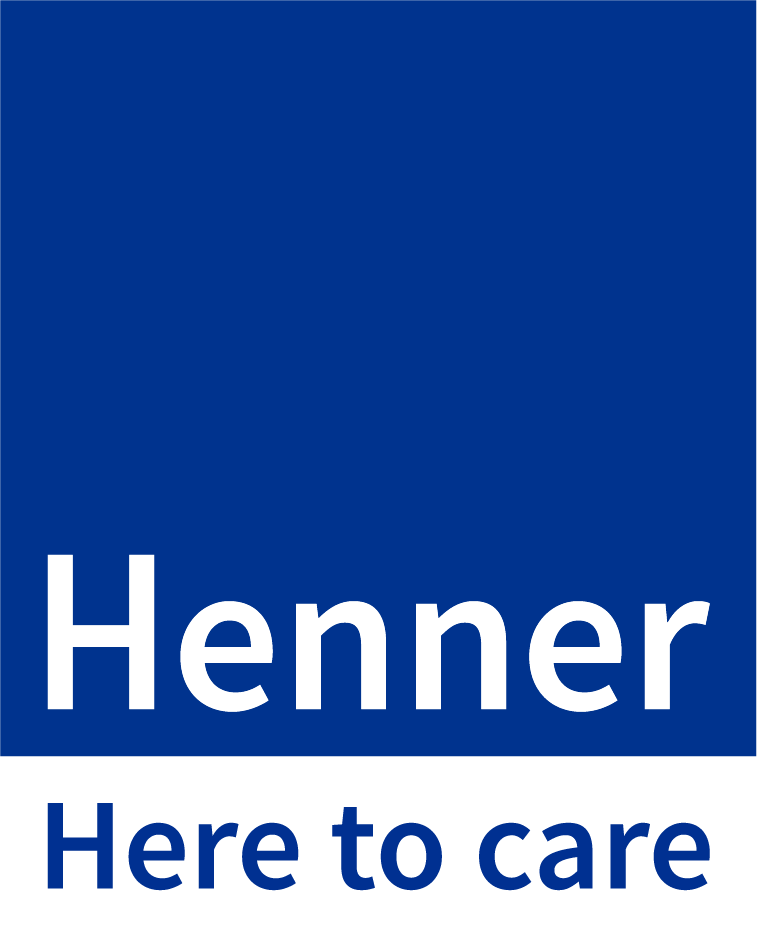Logo Henner Here To Care Rvb Cartouche