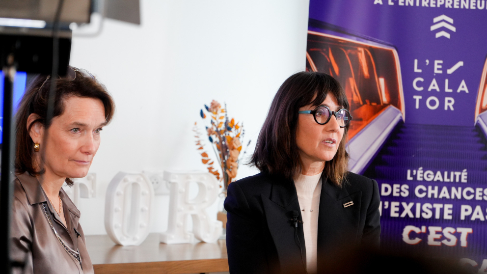 Alexia Laroche Joubert en conférence inpirante à L'Escalator