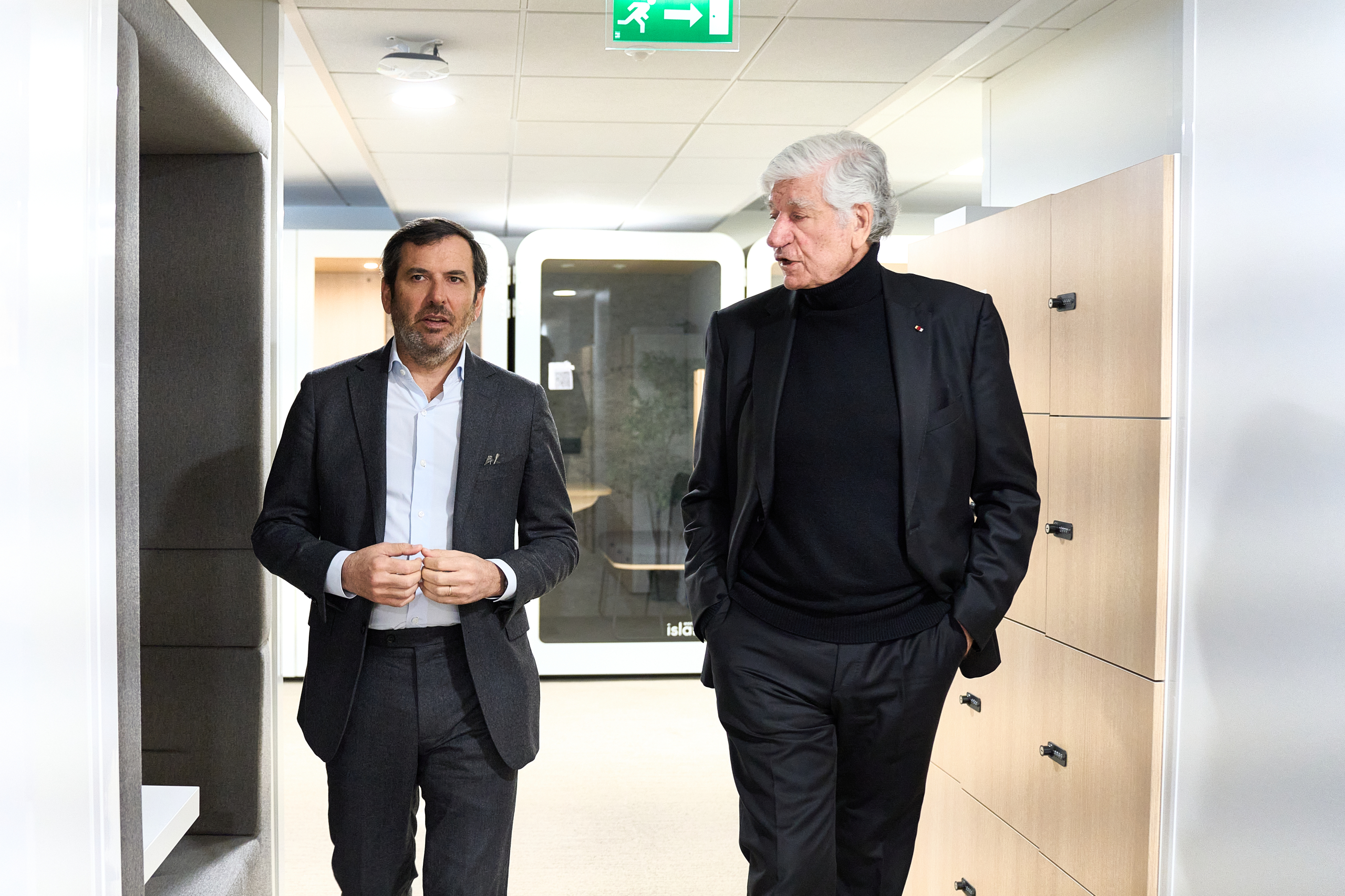 Visite De Nicolas Houzé à L'escalator